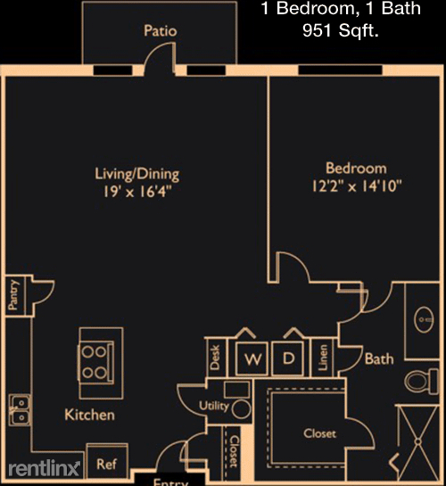 1 Bedroom, Trinity Industrial District Rental in Dallas for $1,214 - Photo 1