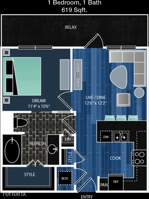 1 Bedroom, Uptown Rental in Dallas for $1,382 - Photo 1
