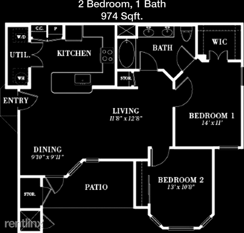 2 Bedrooms, Rosenberg-Richmond Rental in Houston for $1,322 - Photo 1