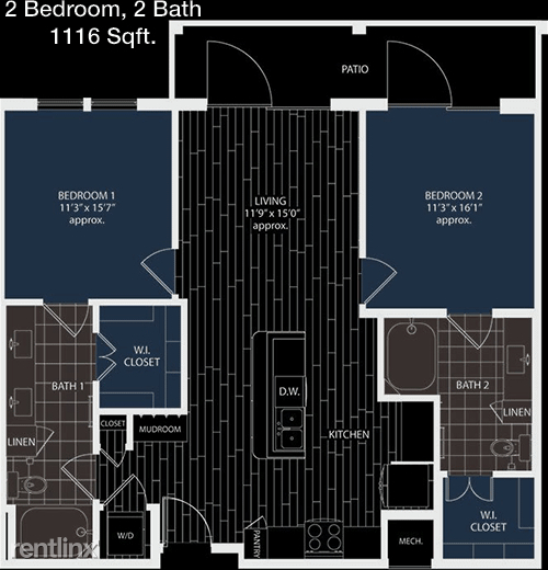 2 Bedrooms, Washington Avenue - Memorial Park Rental in Houston for $2,036 - Photo 1