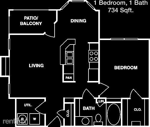 1 Bedroom, Meyer Park Apts Rental in Houston for $1,065 - Photo 1