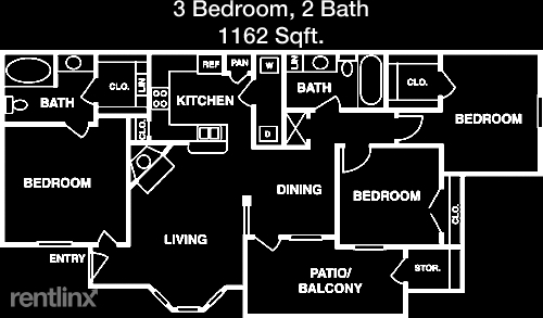 3 Bedrooms, Grogan's Mill Rental in Houston for $1,597 - Photo 1