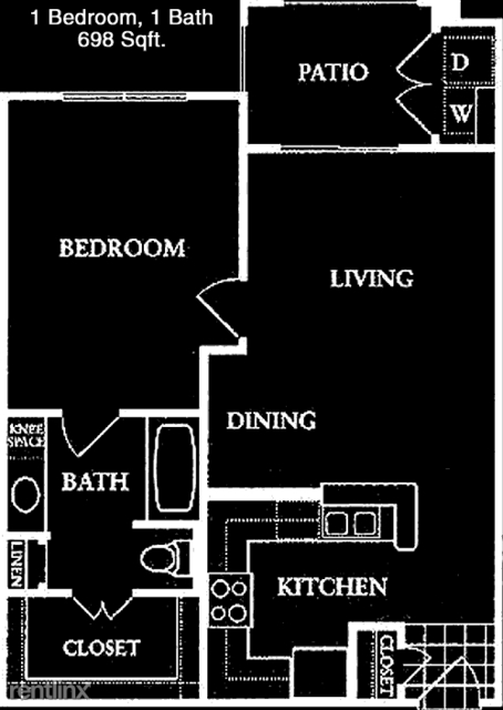 1 Bedroom, Lakepointe Center Rental in Houston for $1,087 - Photo 1
