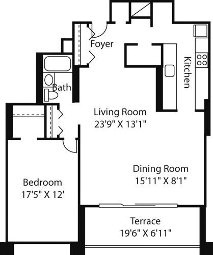 1 Bedroom, Downtown Boston Rental in Boston, MA for $2,840 - Photo 1
