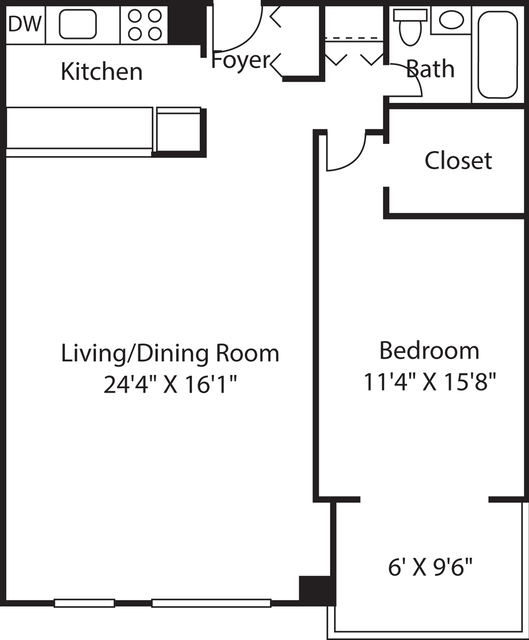1 Bedroom, Downtown Boston Rental in Boston, MA for $3,335 - Photo 1
