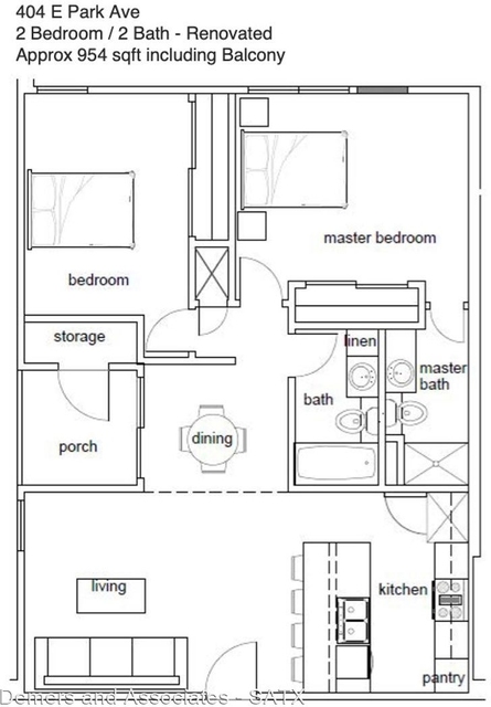 2 Bedrooms, Tobin Hill Rental in San Antonio, TX for $1,000 - Photo 1