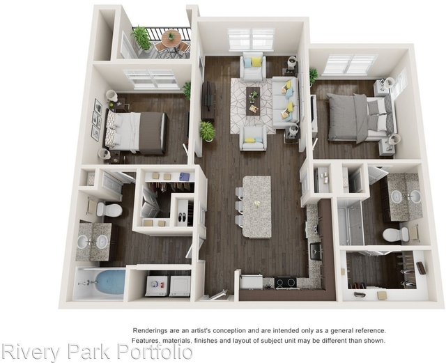 2 Bedrooms, Round Rock-Georgetown Rental in Georgetown, TX for $1,760 - Photo 1