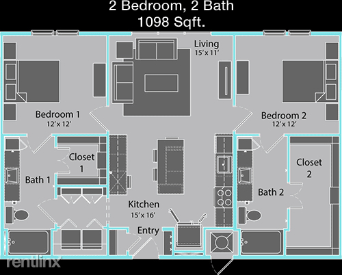 2 Bedrooms, Walden Park at Lakeline Rental in Austin-Round Rock Metro Area, TX for $1,776 - Photo 1
