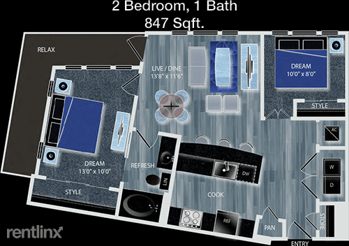 2 Bedrooms, Downtown San Antonio Rental in San Antonio, TX for $1,638 - Photo 1