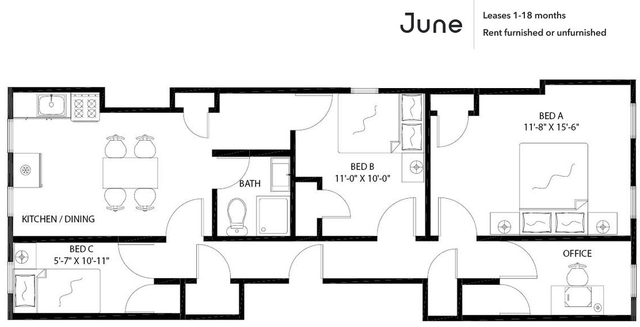 3 Bedrooms, Bushwick Rental in NYC for $3,725 - Photo 1